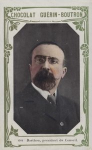 Barthou, başkan du Conseil (renkli fotoğraf) by French School