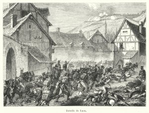 Laon Savaşı (gravür) by French School