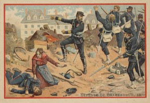 Chateaudun Savaşı, 1870 by French School