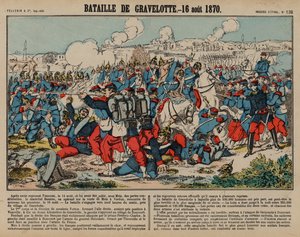 Gravelotte Savaşı, Fransa-Prusya Savaşı by French School
