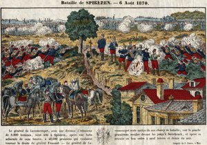 6 Ağustos'ta Spicheren Savaşı by French School