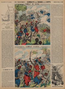 Dogba ve Akpa Savaşları, Dahomey, İkinci Fransız-Dahomean Savaşı, 1892 by French School