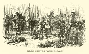 Bayard şövalye Francis I by French School