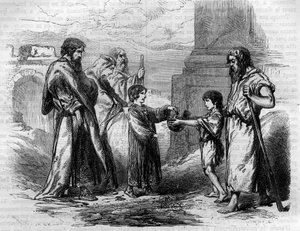 Belisaire (v.500-565) altın ve satılık arazi verdiği Justinianus