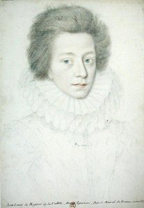 Bernard de Nogaret de La Vallette (1592-1661) Epernon Dükü (kağıt üzerine kurşun kalem) by French School