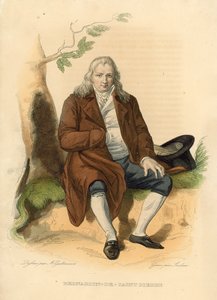 Bernardin-de-Saint-Pierre (renkli gravür) by French School