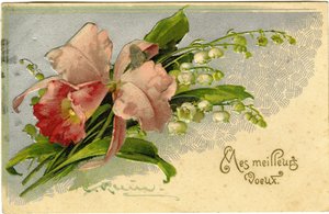 Vadideki zambak ve çiçekler için en iyi dileklerimle. by French School