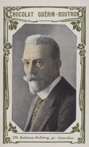 Bethmann-Hollweg, büyük başbakan (renkli fotoğraf) by French School