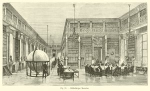 Mezar kitaplığı by French School
