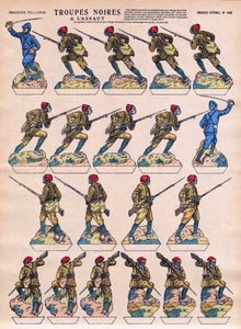 Siyah birlikler, Afrika kolonilerinden Fransız Armee
