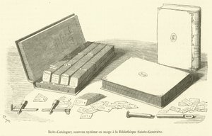 Katalog kutusu, Bibliotheque Sainte-Genevieve