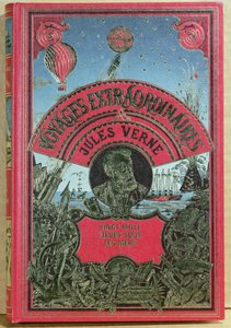 Jules Verne (1828-1905) 1870 tarafından yazılan Denizler Altında 20.000 Fersah için kitap kapağı by French School