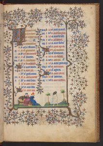 Saat Kitabı, Add MS 32454 f.2r, Fransa by French School