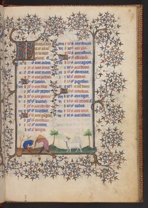 Saat Kitabı, Add MS 32454 f.3r, Fransa by French School
