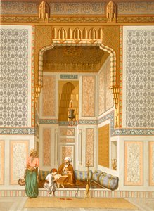 Bordeyny Camii, Kahire (renkli taş) by French School
