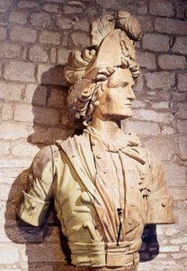 Yay figürü: Fransız korsanının büstü. 17. yüzyıl Saint Malo, şehir müzesi by French School