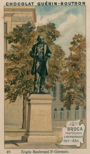 Broca, Profesör, Antropoloji, 1824-1880, Erigee Boulevard St-Germain by French School
