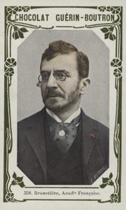Brunetiere, Academie Francaise (renkli fotoğraf) by French School