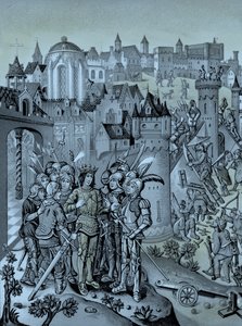 Charles VI yönetimindeki Burgonyalılar by French School