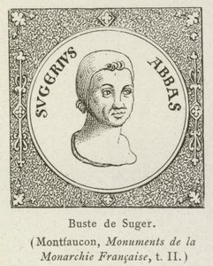 Buste de Suger (gravür) by French School