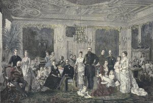 Danimarka kralı CHRISTIAN IX by French School