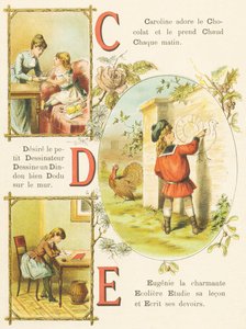 C D E: Çikolata, Ressam, Türkiye by French School