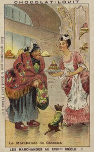 Pasta satıcısı, 18. yüzyıl by French School
