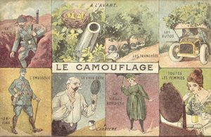 Kamuflaj (renkli lito) by French School