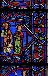 Cana Marriage: Mary artık şarap olmadığını söylüyor (w30a) by French School