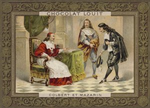 Kardinal Mazarin ve Jean-Baptiste Colbert, Fransız devlet adamları, 17. yüzyıl