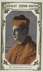 Kardinal Merry del Val (renkli fotoğraf) by French School