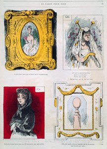 Ressamların karikatürleri, Franz Xavier Winterhalter, Glaize Fils, Le Salon pour Rire