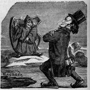 Alman besteci Richard Wagner'in (1813-1883) karikatürü by French School