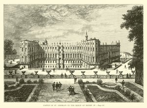 Henry IV döneminde St Germain Kalesi by French School