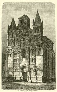 Angouleme Katedrali (gravür) by French School