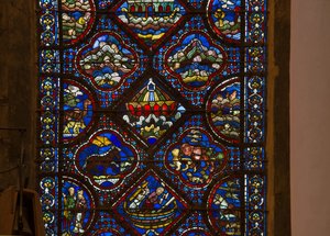 Chartres Katedrali, vitray: noe