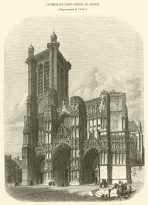 Cathedrale Saint-Pierre de Troyes, Aube Bölümü (gravür) by French School