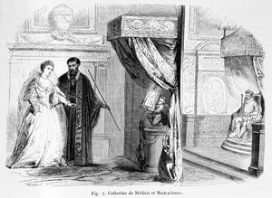 Catherine de Medici (1519-89), Nostradamus ile, Magasin Pittoresque