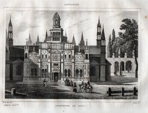 Certosa di Pavia - Pavia Chartreuse - M. de Norvins, Ch. Nodier 1834-1836. by French School