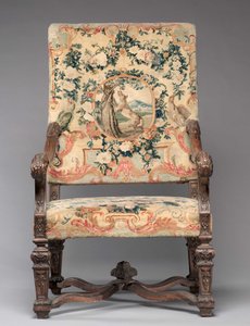 Sandalye, üretici Savonnerie Fabrikası, 1717