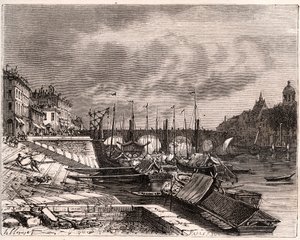 Chalon-sur-Saone (Chalon sur Saone) - Saone-et-Loire - V.-A. Malt Brown. 1884 by French School