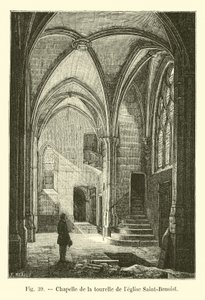 Saint-Benoist kilisesinin taretinin Şapeli by French School