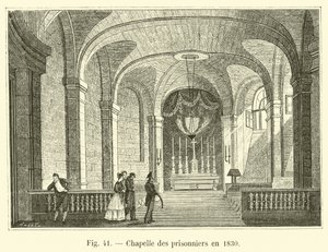 1830 yılında mahkumların Şapeli by French School