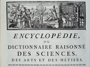 Diderot ve Alembert Ansiklopedisi Bölüm Başkanı by French School