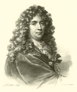 Charles Le Brun, portre (gravür) by French School