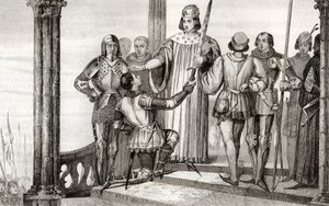 Charles V (1358-80) Bilge kılıcını Duguesdin