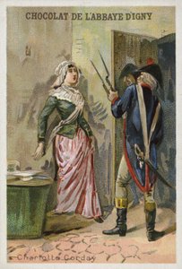 Charlotte Corday, Fransız Devrimci Jakoben lideri Jean-Paul Marat