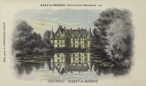 Chateau dAzay-le-Rideau, Azay-le-Rideau, Indre-et-Loire by French School