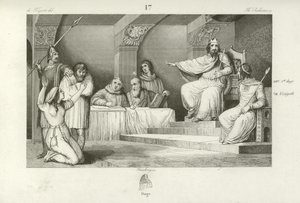 Childebert III, Frankların Kralı by French School