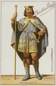 II. Childebert by French School